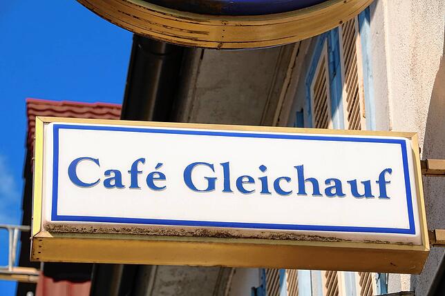 Früher ein beliebter Treffpunkt: das Café Gleichauf.