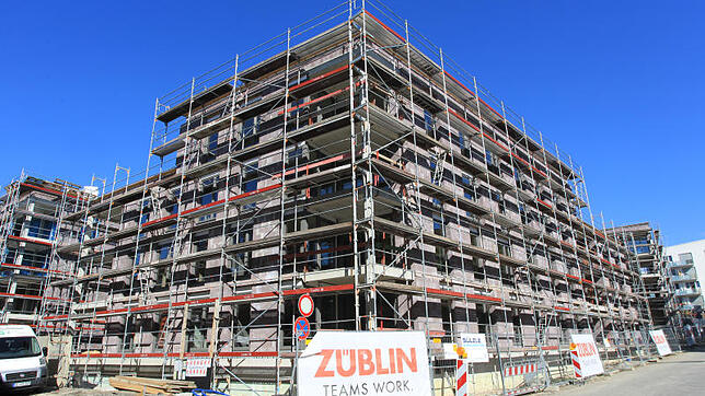Baustelle: Nahe dem Zähringerplatz baut die städtische Wohnungsbaugesellschaft Wobak einen großen Komplex, darin gibt es  auch ...
