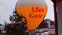 Dieser Ballon landete im Frühjahr 1982 mitten auf einer Kreuzung in einer Häfler Wohnsiedlung.