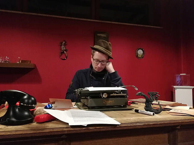 Knifflige Aufgaben hat Daniel Schlegel im Live-Escape-Game-Raum des Drachenforschers zu lösen. Für einige der fünf Themenzimmer gelten ...