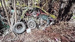 Neuseeland, Waitomo: Auf dem von der neuseeländischen Polizei zur Verfügung gestellten Foto ist das provisorische Camp zu sehen, in dem ...