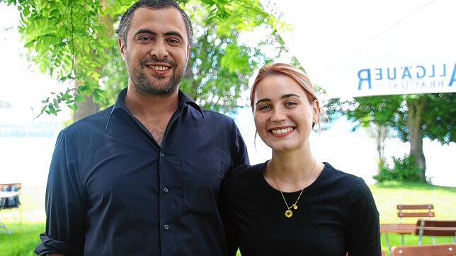 Sofian Jonas Hauer und Chiara Schmitz sind die neuen Pächter des Strandbades auf der Mettnau.