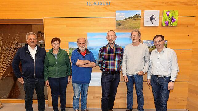 Die Kandidaten für den Gemeinderat: (von links) Ulrich Schwarz, Susanne Schwarz, Otmar Traber, Thomas Erbert, Matthias Middendorf, ...