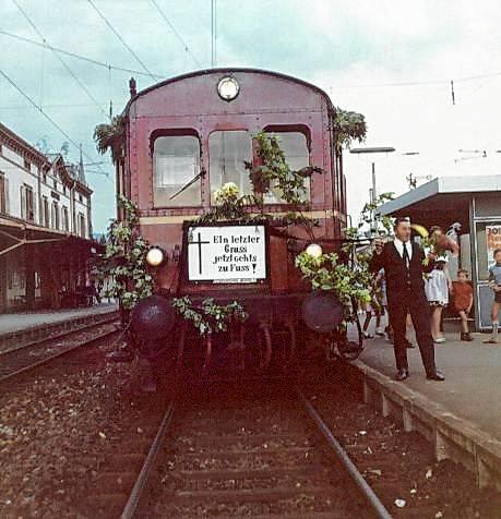 Die letzte Fahrt der Wehratalbahn
