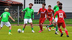 Dragan Jovanovic (Donaueschingen, Mitte) erzielte den Treffer zum 3:0-Heimerfolg seiner Elf über den SV Hinterzarten.