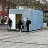 Das Corona-Schnelltestzentrum auf dem Waldshuter Viehmarktplatz ist nach einer vorübergehenden Schließung durch das Gesundheitsamt jetzt ...