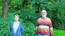 Maria Luisa Jessen und Karl-Hermann Rist (von links) sitzen für die Grünen im Gemeinderat Stockach. Rist ist auch Mitglied im ...