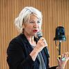 Beraterin Monika Studinger aus Albbruck moderierte die zweiteilige Veranstaltung Bildungslandschaft Stühlingen in der Ehrenbachhalle ...