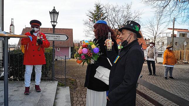 Bild : Bilder vom Rathaussturm in Stetten