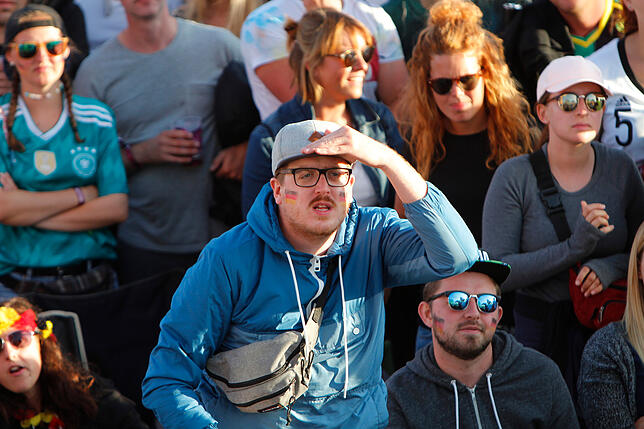 Bild 5: Public Viewing auf dem Southside am Samstag