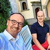 Während des OB-Wahlkampfes interviewte MaPhi sämtliche Kandidaten &ndash; hier den Amtsinhaber und späteren Gewinner der Wahl.
