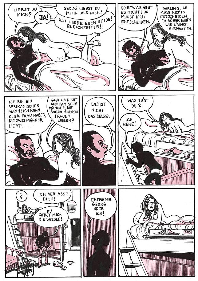 "Rassistisch wäre, wenn ich ihn von meiner Kritik absichtlich verschone", sagt Comic-Autorin Ulli Lust über ihren literarischen Umgang ...