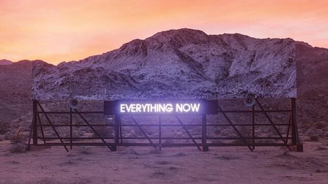 So sieht das aktuelle Album von Arcade Fire aus – "Everything Now" heißt es.