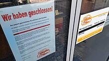 Diese Ladentüren öffnen sich nicht mehr: Auch die Tritschler-Filiale in seit Anfang August geschlossen.