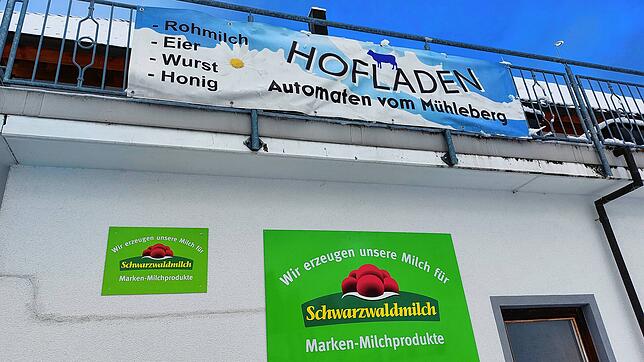 Der Hofladen vom Mühlenfranzenhof in Schönwald bietet eine breite Angebotspalette von örtlichen Produkten verschiedener Erzeuger.