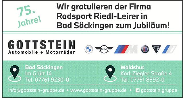 Bild 8: 75 Jahre Radsport Riedl-Leirer Bad Säckingen : Mit Qualität gut unterwegs