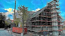 Die Arbeiten laufen auf Hochtouren. Bild: Christel Börsig-Kienzler