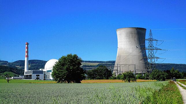 Das Schweizer Atomkraftwerk Leibstadt – aktuell während der Revision ohne die weithin sichtbare Dampfwolke. (Archivbild Juni 2021)