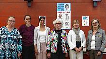 Beim Auftakt der Frauenaktionswochen (von links): Gabriele Trapp (Diözesan Hochrhein), Marlena Schellinger, Sandhya Hasswani, Ingrid ...