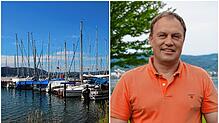 Im August liegen einige Segelboote im Hafen bei Ludwigshafen. Doch ideal war die Saison für Segler nicht, weiß Yachtclub-Präsident ...