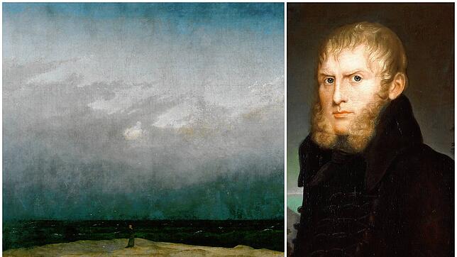 Dieses Portrait des Malers Caspar David Friedrich von Caroline Bardua zeigt Friedrich im schwarzen Trauerflor. Es entsteht 1810. Im ...