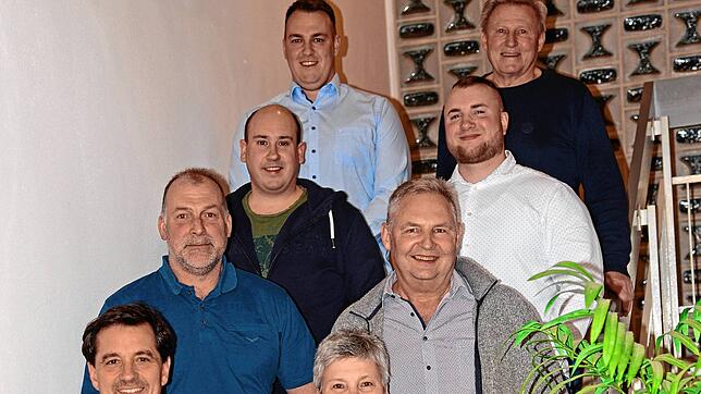 Die Kandidaten (von links): Christoph Schmal, Martina Walther, Werner Sauter, Erwin Häufle, Gabriel Lang, Stefan Schultheiß, Alexander ...