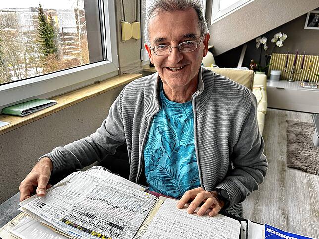 &bdquo;Heute staune ich selber, wie viel Arbeit ich früher in meine Tabellen gesteckt habe&ldquo;, sagt Wolfgang Eich. Schon als Schüler ...