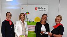 Dominique Lawonn, Petra und Gertrud Röck, Stefanie Schneider (von links). Foto: Stoll