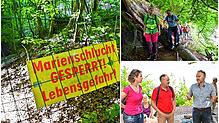 Die Marienschlucht ist seit acht Jahren gesperrt und wird es auch noch eine Weile bleiben. Bei einem exklusiven Spaziergang mit ...