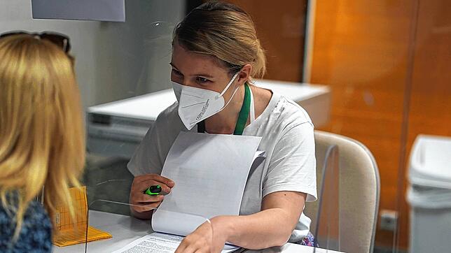 Registrierung im Kreisimpfzentrum Tiengen (Archivbild vom 15. Juni 2021). Ende September soll das Kreisimpfzentrum geschlossen werden.