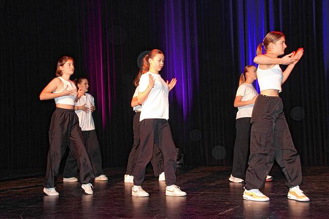 Die Hip-Hop Tanzgruppe No NameZ aus dem Jugendzentrum Tiengen (Juz).