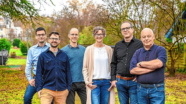 Christoph Andriessens, Maximilian Funk, Frieder Staerke, Silja Beck, Jens Estelmann und Matthias Kroll (von links) freuen sich auf die ...