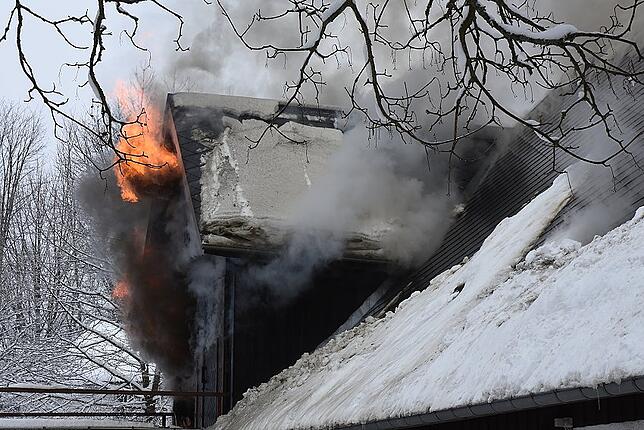 Bild 11: Bilder vom Großeinsatz der Feuerwehr