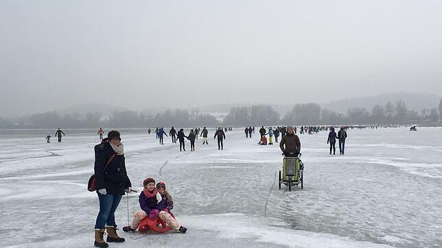 Anfang 2017 war der Gnadensee zwischen Reichenau und Hegne kurzfristig zugefroren. Dass es dieses Jahr so weit kommt, ist unwahrscheinlich.