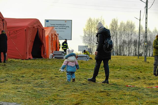Bild 6: Eine Woche Krieg, hunderttausende Flüchtlinge: Bilder von der polnisch-ukrainischen Grenze