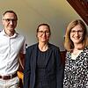 Professor Clemens Wangler (von links) und die Professorinnen Paula Wellmann und Sabrina Kummer sind die Studiengansleiter im Fach RSW – ...
