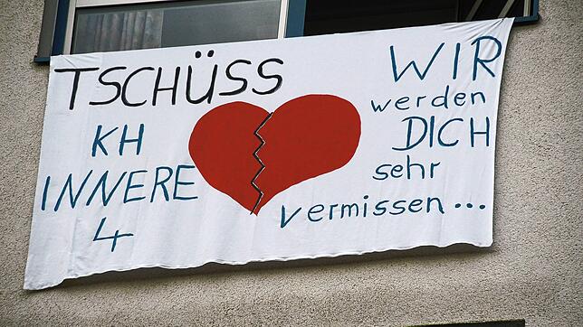 Eine klare Abschiedsbotschaft von den Beschäftigten. Die Belegschaft der &bdquo;Inneren&ldquo; trafen sich am vergangenen ...
