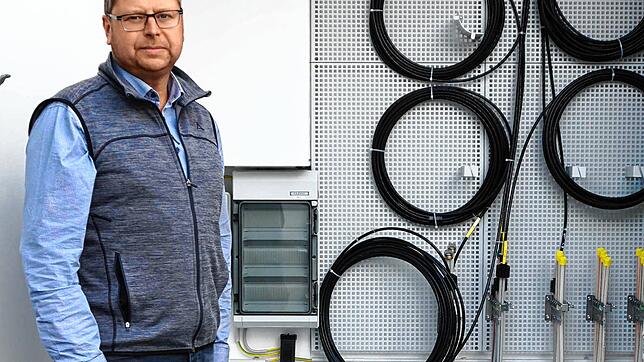Grünes Licht für schnelles Internet in Ober-und Untermettingen konnte 2020 gegeben werden. Der Ortsbaumeister am POP Technikstandort ...