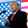Donald Trump, ehemaliger US-Präsident, spricht im April diesen Jahres während einer Kundgebung in North Carolina. Der Gerichtsprozess ...