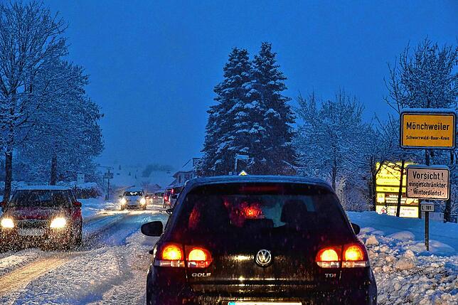 Bild 14: Wenn Villingen den ganzen Tag im Schnee versinkt