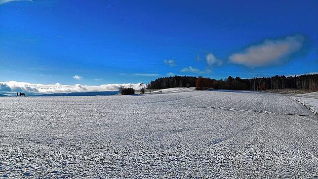 Der erste Schnee in Tengen