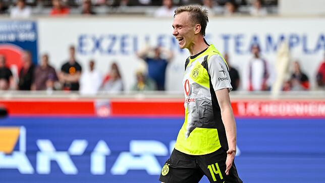 Traf beim Dortmunder Sieg in Heidenheim: Nationalstürmer Maximilian Beier.