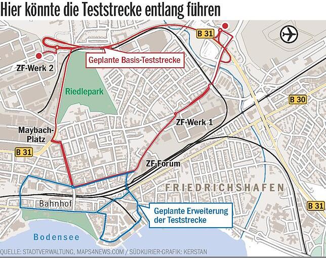 Bild 3: Fünf Ego Mover für die Teststrecke für automatisiertes Fahren