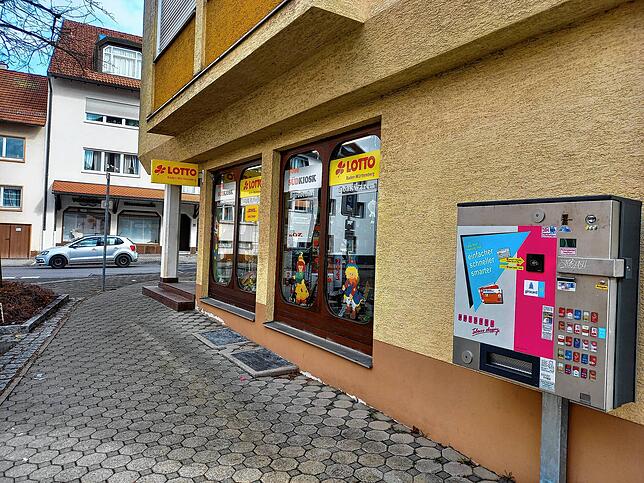 Der Kiosk in der Mühlenstraße in Donaueschingen ist geschlossen.