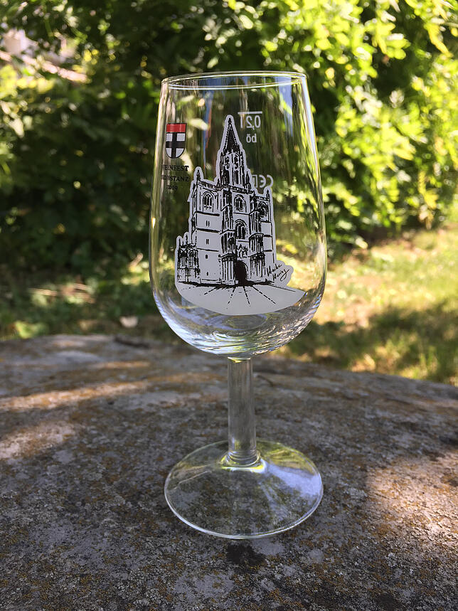 So sieht das Weinfestglas 2019 aus.