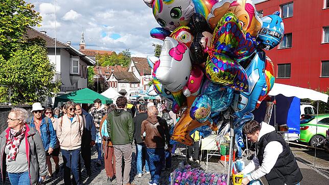 Die Laufenburger Herbstmesse sorgte am Wochenende für Volksfeststimmung in der Stadt.