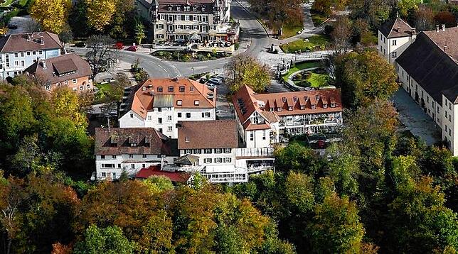 So sah das Post-Areal einst aus, als das gleichnamige Hotel &bdquo;Post&ldquo; noch stand. Dieses Bild entstand im Jahr 2010.
