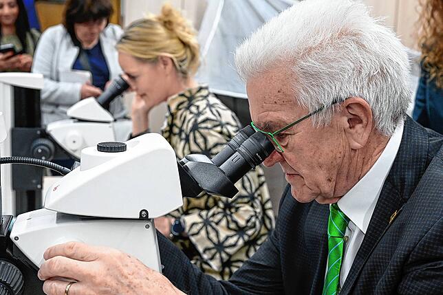 &bdquo;Aphanogmus kretschmanni&ldquo; ist nur unterm Mikroskop erkennbar &ndash; auch für ihren Namenspaten Winfried Kretschmann.