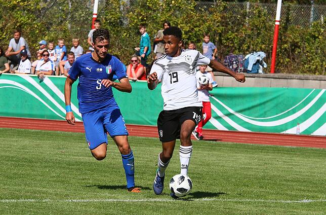 Bild 28: Bilderbogen vom 2:2 zwischen Deutschland U17 und Italien U17