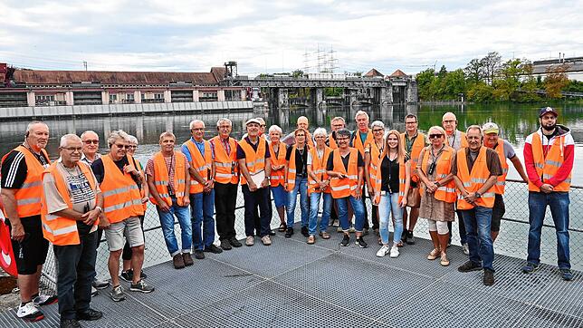 Bild : &bdquo;SÜDKURIER öffnet Türen&ldquo; im Rheinkraftwerk in Laufenburg
